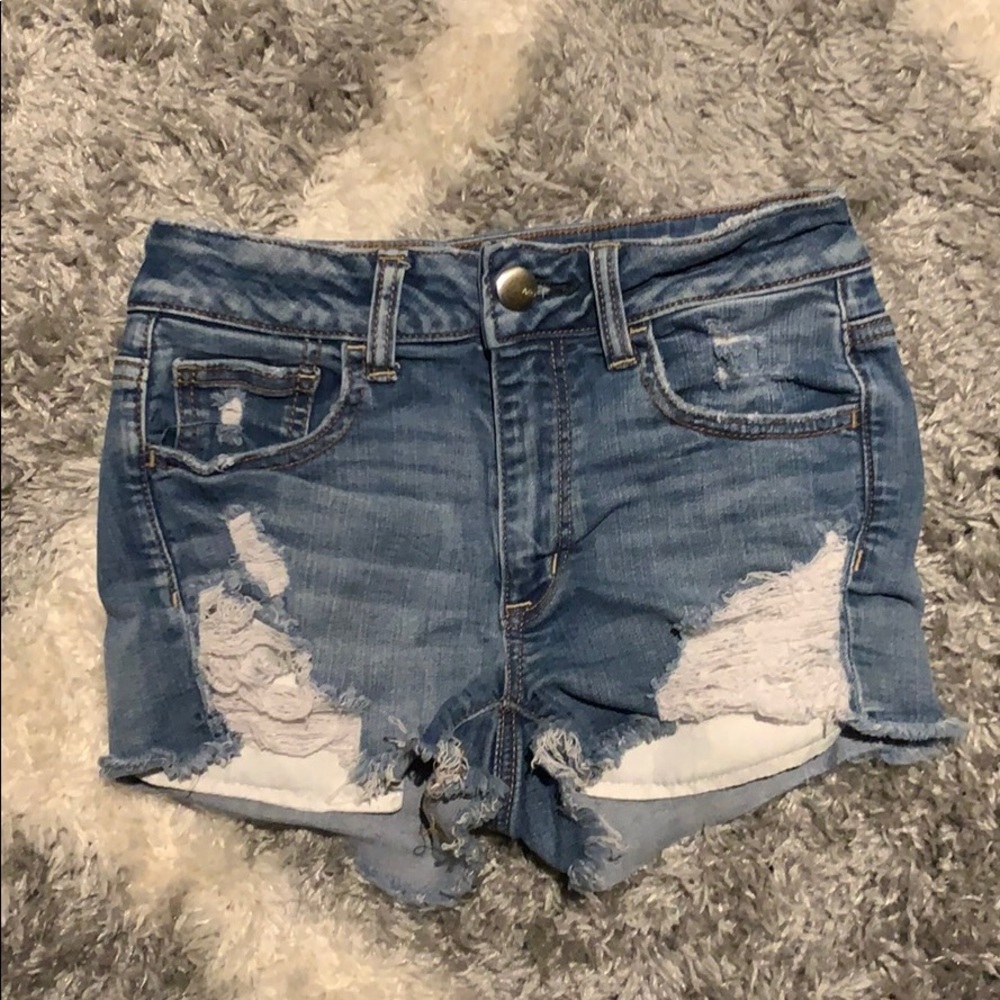 Hi rise shorts